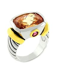 Cable Ring in Champagne