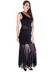 Cocktail One Shoulder Mesh Asymmetric Sheer Mermaid Maxi Dress 