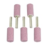 uxcell　ゴム砥石　マウントポイント　グラベル、研磨材、金属　円筒状　ファイル研磨　ポリッシュ金属アルミニウム　62mm長さ