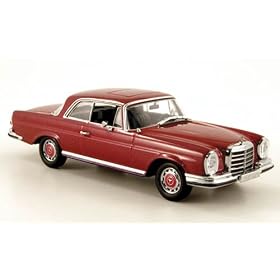 Mercedes 280 SE 3.5 Coupe (W111), red, special model MCW, 1970, Model Car, Ready-made, Minichamps/MCW 1:43
