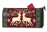 Christmas Silhouette Magnetic Mailbox Cover