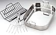All-Clad Stainless Roasting Pan with Rack and Turkey Forks