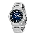 Men's Dark Blue Sunray Dial Watch - Silver ( 7" )