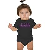 Baby Rock 'n Roll One-Piece, Badass, Black, 3-6