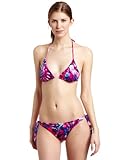 IMAGE OF Diesel Women's See Cloud Bikini, Pink Floral Pattern, Medium