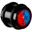 16mm Black Anodized Titanium Blinking Plug