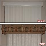 WINDOW CORNICE KIT, Window Treatment, No Sew Window Cornice, Curtain Valance, Window Covering Top Treatment, Cornice Kit,