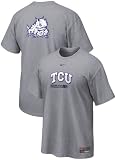 Nike TCU Horned Frogs Grey On-Field Practice T Shirt