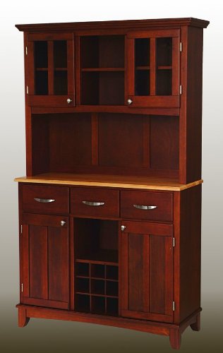 Home Styles 5100-0071-72 Large Wood Server Buffet Table