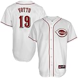 Majestic Joey Votto Cincinnati Reds Youth Replica Jersey-White