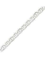Sterling Silver 9.75mm Hollow Anchor Chain - 9 Inch