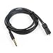 Ersatzkabel f�r Ultimate Ears triple.fi 10 VI mit Mikrofon und Sprechtaste, schwarz