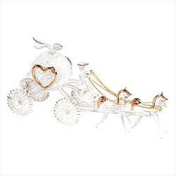 Spun Glass Carriage & Driver - Style 35383