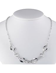 Sterling Silver Oval Link Necklace - 18 Inches