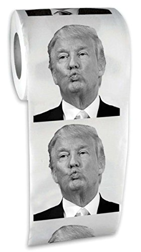 Donald Trump Toilet Paper – Dump with Trump!- Highly Collectible Novelty Toilet Paper – Funny for Democrats or Republicans – Give the Gift of Laughter- Funniest Political Gift of 2016