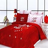 Le Vele LE89Q Two-Two 6 Piece Full / Queen Duvet Cover Bedding Set