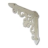 フレンチアンティーク調アイアンブラケットSサイズホワイト