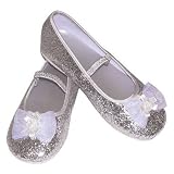 Travis - Chaussures Fille - Ballerines Pailletées. Taille 25 / 26. Couleur Argentée.