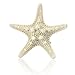 Canserin Fashion Women Lady Girls Pretty Natural Starfish Star Beige Hair Clip