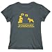 T-Shirt Womens Dark Silver NO ONE UNDERSTANDS ME LIKE MY Standard Schnauzer Dogs