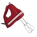 Factory Reconditioned KitchenAid RRKHM5ER 5-Speed Ultra Power Hand Mixer, Empire Red