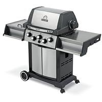 Broil King Signet 90 Liquid-Propane Gas Grill with Side Burner and Rear Rotisserie