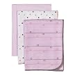 Circo&reg; Swaddling Blankets 3Pk- Pink Hearts