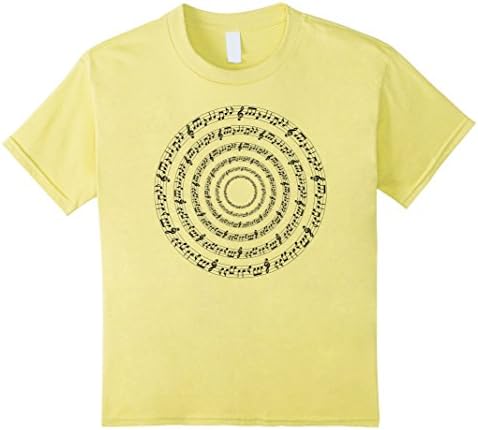 Kids Music Notes Songs Composer T-Shirt 10 Lemon