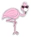 Flamingo Sticker Vinyl Decal for Auto Cars Trucks Laptop RV Camper