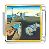 Dali's Persistence Of Memory Italian Charms Bracelet Link