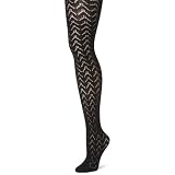 Jessica Simpson Women's Cozy Winter Herringbone Tight,Black,Small/Medium