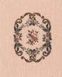 Miniature Pink Bench Needlework by Lindee's Little Linens