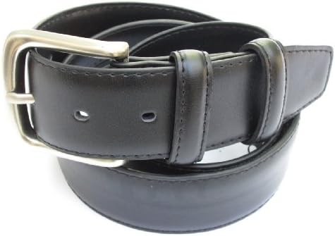 Mens Black Leather Money Belt 1 1/2" Chereskin #8400