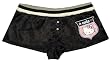 Hello Kitty 'Cute' Black Satin Sleep Short for women