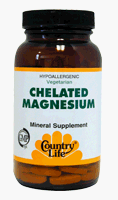 Chelated Magnesium 250mg Gluten-Free - 180 - Tablet