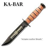 Kabar Knife USMC POW MIA Commemorative with Leather Sheath