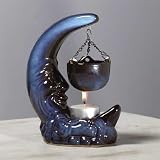 Midnight Moon Aroma Therapy Candle Holder Oil Warmer