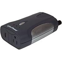 CyberPower CPS200AI 200 Watt Mobile Power Inverter with USB Charging Port and AC Outlet