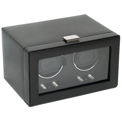 Wolf Designs 270102 Heritage Module 2.1 Double Watch Winder with Cover