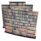 IMAGE OF Quad Media Tower - Oak/Black
