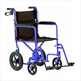 Aluminum Transport Wheel Chair with 12