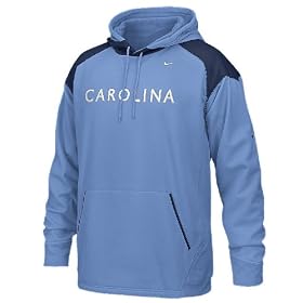 North Carolina Tarheels Face Mask Embroidered Performance NikeFIT Hoody by GametimeUSA