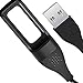 T3chtonic Fitbit Flex Charger Cord (6.5-Inch), Pack of 2 - Black