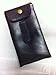 Pocket clip eyeglass case with velcro flap (Brown)