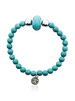 Alexandra Plata Pulsera Howlita