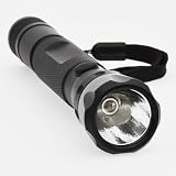 Buy 2AA or 1 CR123A CREE 3 watt LED Flashlight, 7220BK by LED Wholesalers