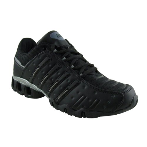 Mens Shock Absorbing Running Trainers Black Jogging Gym Trainer Size UK 10