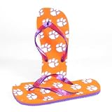 Clemson Tigers Printed Flip Flops