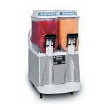 Bunn Ultra-2 HP High Performance Slushy / Granita Frozen Drink Machine with 2 Hoppers - White & Stai