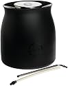 Capresso 64483 34-ounce Thermal Milk Container with Lid for Impressa Z6/Z5, Black